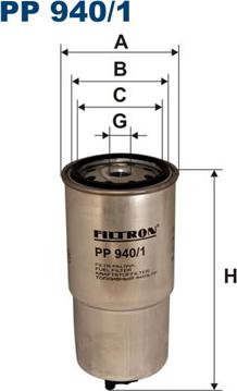 Filtron PP940/1 - Degvielas filtrs autodraugiem.lv