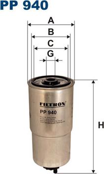 Filtron PP940 - Degvielas filtrs autodraugiem.lv