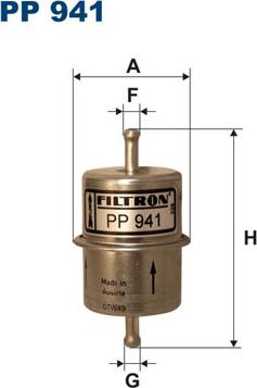Filtron PP941 - Degvielas filtrs autodraugiem.lv