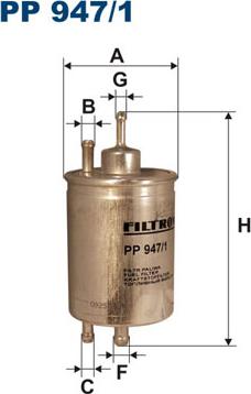 Filtron PP947/1 - Degvielas filtrs autodraugiem.lv