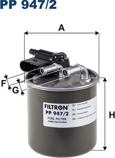 Filtron PP 947/2 - Degvielas filtrs autodraugiem.lv