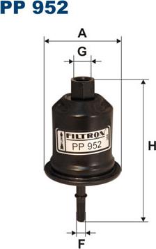 Filtron PP952 - Degvielas filtrs autodraugiem.lv