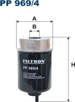 Filtron PP969/4 - Degvielas filtrs autodraugiem.lv