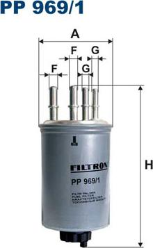 Filtron PP969/1 - Degvielas filtrs autodraugiem.lv
