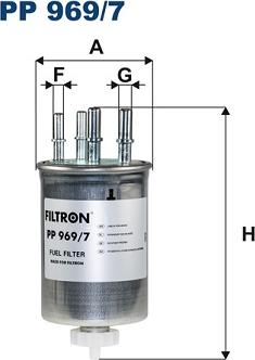 Filtron PP 969/7 - Degvielas filtrs autodraugiem.lv