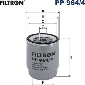 Filtron PP 964/4 - Degvielas filtrs autodraugiem.lv