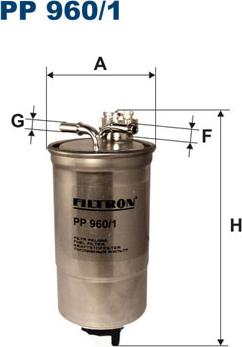 Filtron PP960/1 - Degvielas filtrs autodraugiem.lv