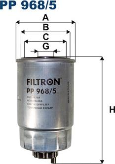 Filtron PP968/5 - Degvielas filtrs autodraugiem.lv
