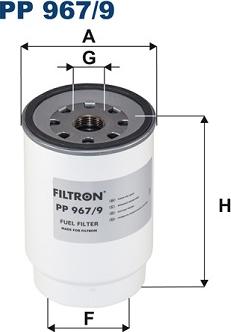 Filtron PP 967/9 - Degvielas filtrs autodraugiem.lv