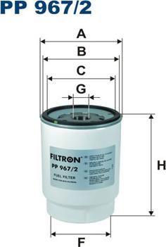 Filtron PP967/2 - Degvielas filtrs autodraugiem.lv