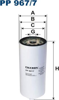 Filtron PP967/7 - Degvielas filtrs autodraugiem.lv