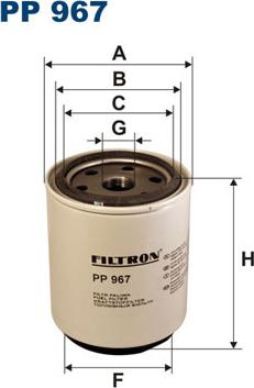Filtron PP967 - Degvielas filtrs autodraugiem.lv