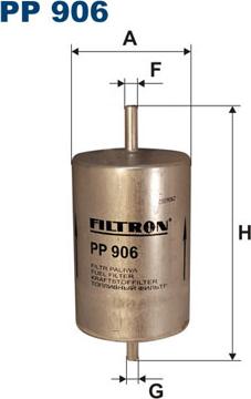 Filtron PP906 - Degvielas filtrs autodraugiem.lv