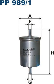 Filtron PP989/1 - Degvielas filtrs autodraugiem.lv