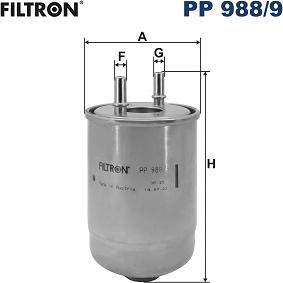 Filtron PP 988/9 - Degvielas filtrs autodraugiem.lv