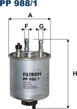Filtron PP988/1 - Degvielas filtrs autodraugiem.lv