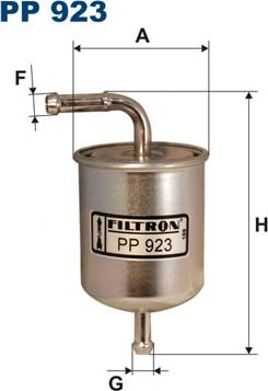 Filtron PP923 - Degvielas filtrs autodraugiem.lv