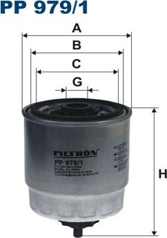 Filtron PP979/1 - Degvielas filtrs autodraugiem.lv