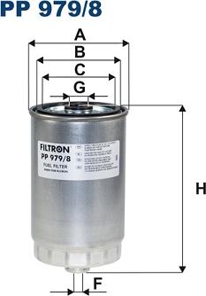 Filtron PP 979/8 - Degvielas filtrs autodraugiem.lv