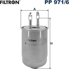 Filtron PP 971/6 - Degvielas filtrs autodraugiem.lv