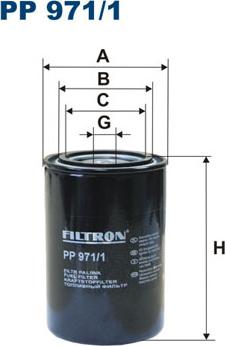 Filtron PP971/1 - Degvielas filtrs autodraugiem.lv