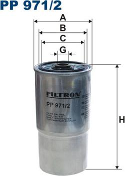 Filtron PP971/2 - Degvielas filtrs autodraugiem.lv