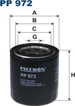 Filtron PP972 - Degvielas filtrs autodraugiem.lv