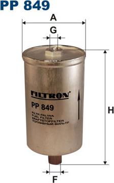 Filtron PP849 - Degvielas filtrs autodraugiem.lv