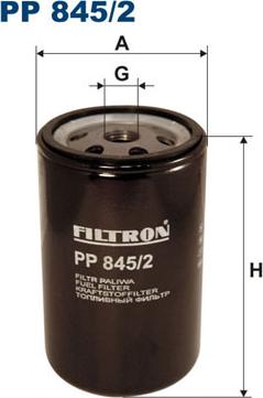 Filtron PP845/2 - Degvielas filtrs autodraugiem.lv