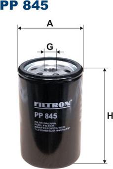 Filtron PP845 - Degvielas filtrs autodraugiem.lv