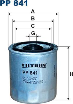 Filtron PP841 - Degvielas filtrs autodraugiem.lv