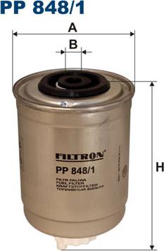 Filtron PP848/1 - Degvielas filtrs autodraugiem.lv