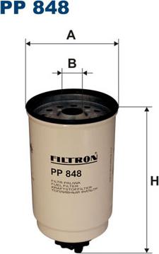 Filtron PP848 - Degvielas filtrs autodraugiem.lv
