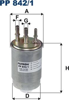 Filtron PP842/1 - Degvielas filtrs autodraugiem.lv