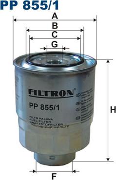 Filtron PP855/1 - Degvielas filtrs autodraugiem.lv