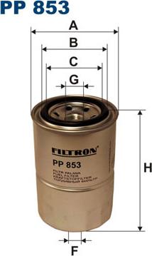 Filtron PP853 - Degvielas filtrs autodraugiem.lv