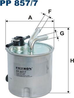 Filtron PP857/7 - Degvielas filtrs autodraugiem.lv