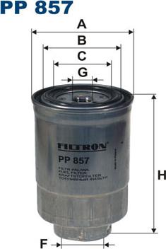 Filtron PP857 - Degvielas filtrs autodraugiem.lv
