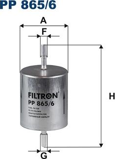 Filtron PP 865/6 - Degvielas filtrs autodraugiem.lv