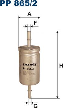 Filtron PP865/2 - Degvielas filtrs autodraugiem.lv