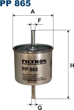 Filtron PP865 - Degvielas filtrs autodraugiem.lv