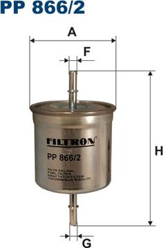Filtron PP866/2 - Degvielas filtrs autodraugiem.lv