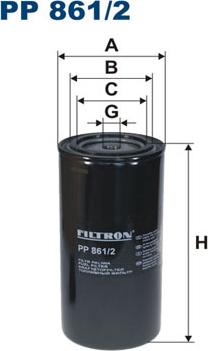 Filtron PP861/2 - Degvielas filtrs autodraugiem.lv