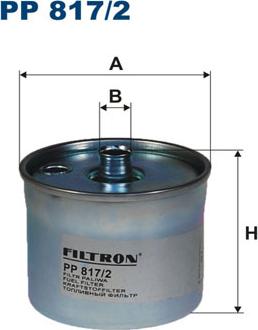 Filtron PP817/2 - Degvielas filtrs autodraugiem.lv