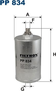 Filtron PP834 - Degvielas filtrs autodraugiem.lv