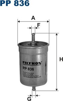 Filtron PP836 - Degvielas filtrs autodraugiem.lv