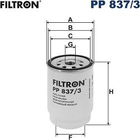 Filtron PP 837/3 - Degvielas filtrs autodraugiem.lv