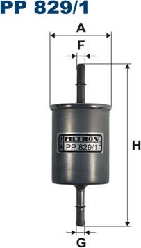 Filtron PP829/1 - Degvielas filtrs autodraugiem.lv
