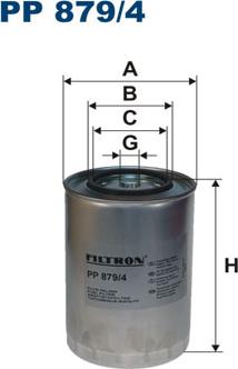 Filtron PP879/4 - Degvielas filtrs autodraugiem.lv