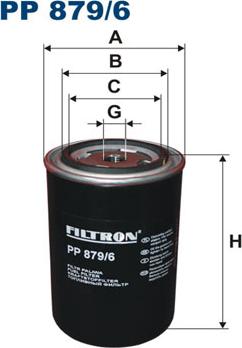 Filtron PP879/6 - Degvielas filtrs autodraugiem.lv